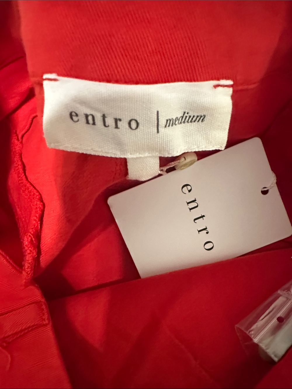 entro red cotton shorts - medium - Picture 2 of 3